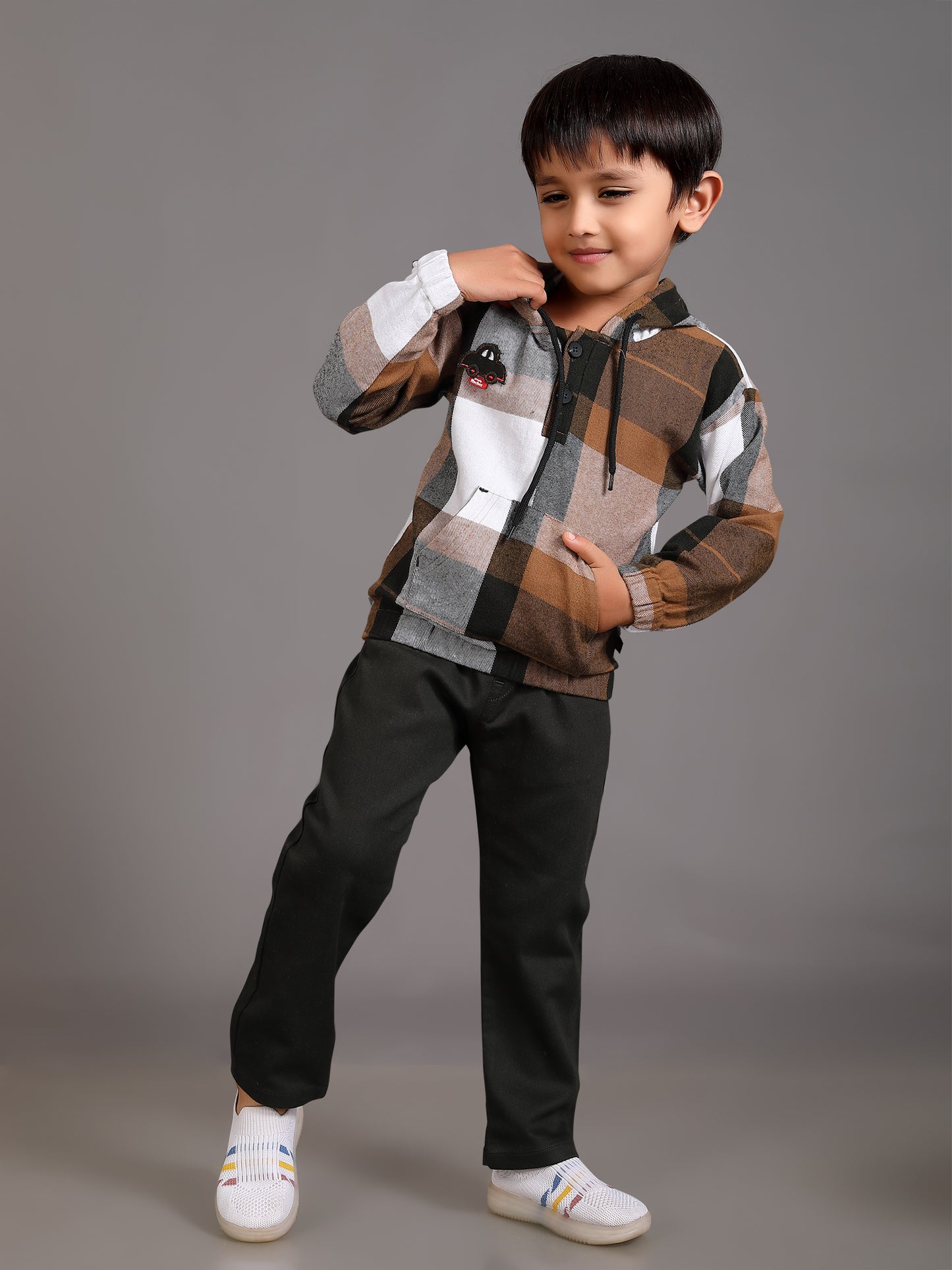Stylish Hoody Full Jacket & Pant Set
