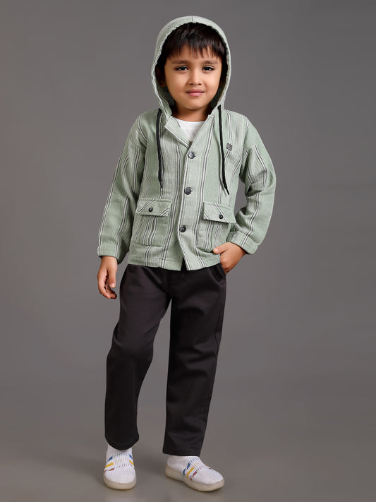 Modern Touch Light Hood Jacket & Pant Set