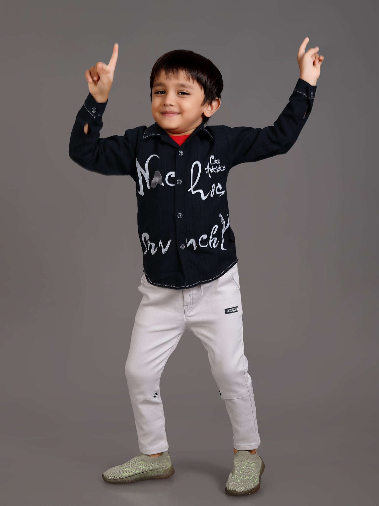 Wonderful Sticker Full Shirt and Pant Set
