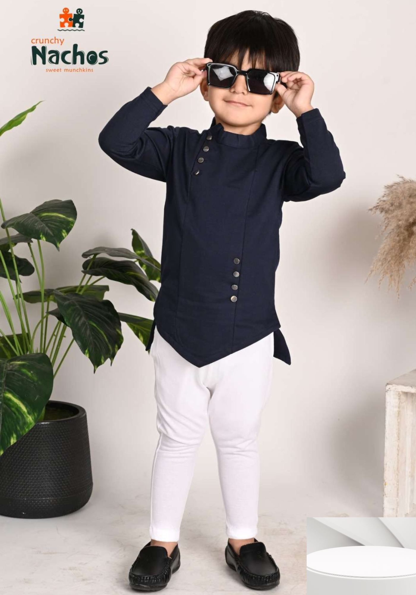 Geometric Pattern Kurta Pajama Set