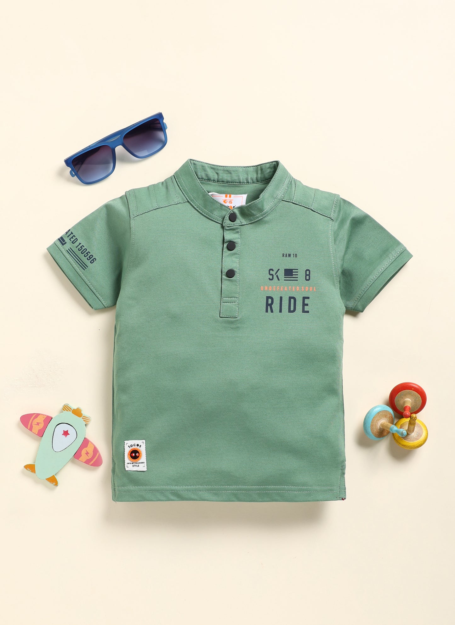 Ride Typography Round Neck Half T-Shirt