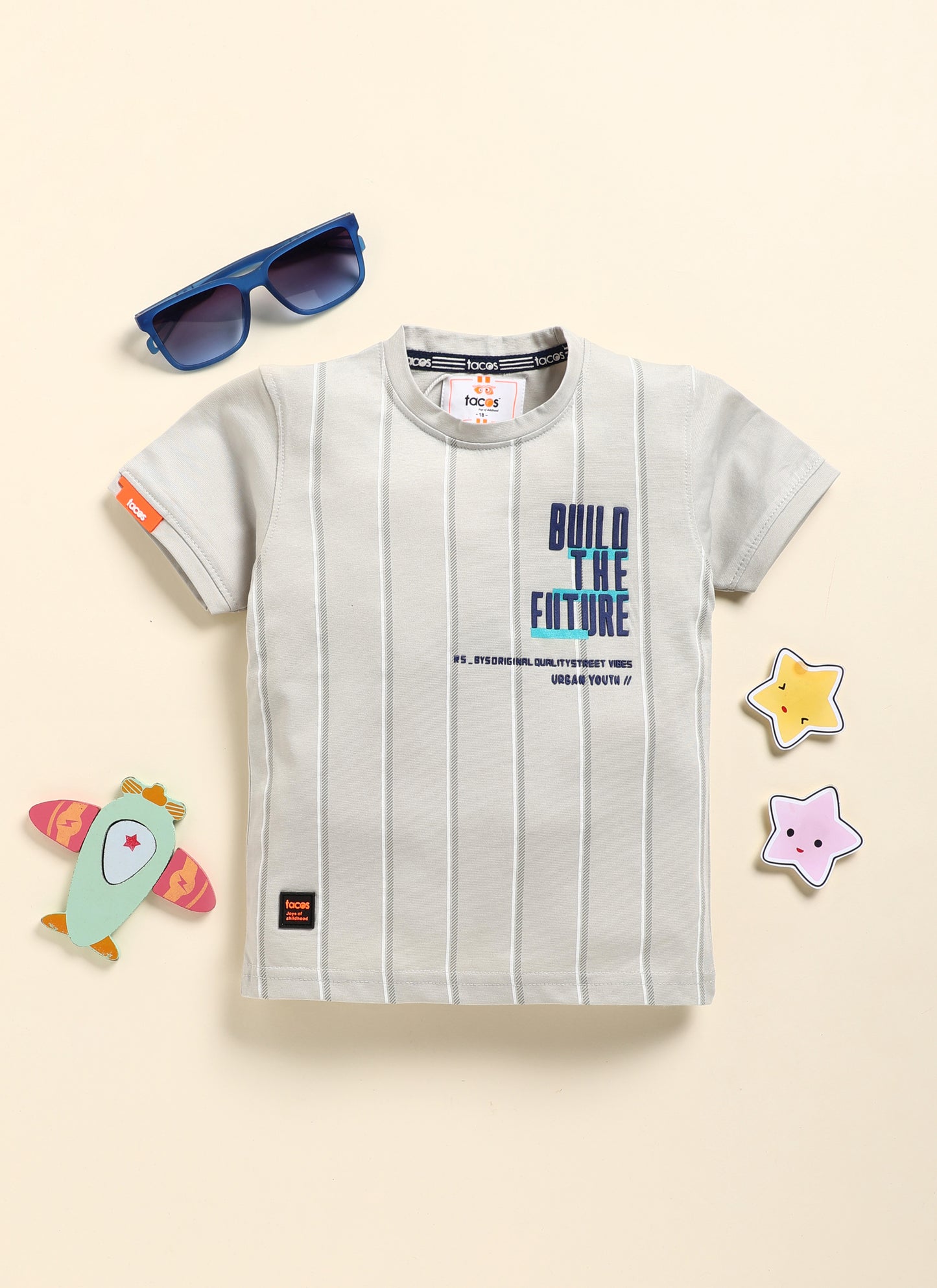 Build The Future Round Neck Half T-Shirt