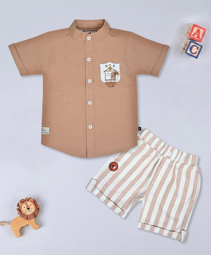 Crunchy Nachos Boys Shirt & Shorts Set