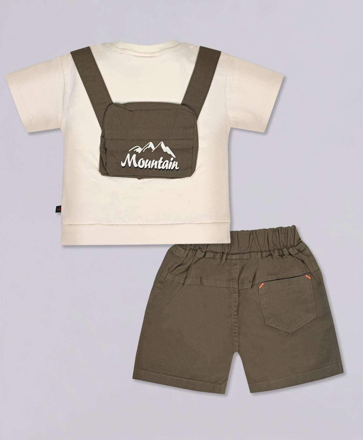 Crunchy Nachos Round Neck Top & Half Pant Set