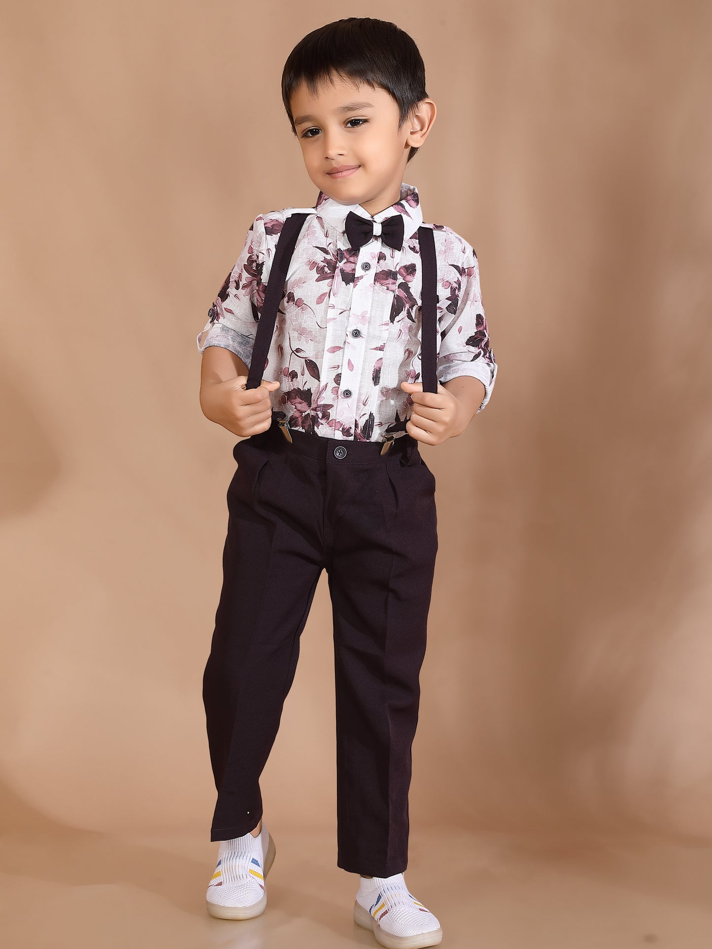 Cotton Blended Printed Full Shirt and Pant Gallis Set