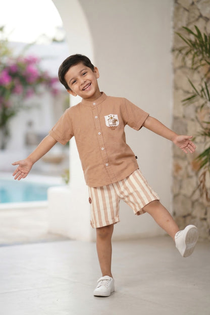 Crunchy Nachos Boys Shirt & Shorts Set